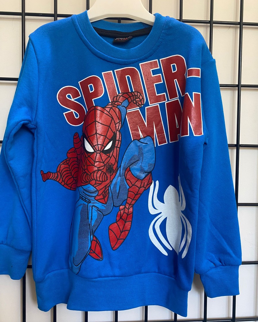 Mavi Spiderman  Baskılı Alt Üst Takım