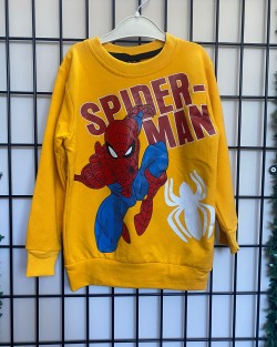 Sarı Spiderman Erkek Çocuk Alt Üst Takım Sarı Spiderman Erkek Çocuk Alt Üst Takım