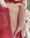 Kız Bebek Ayıcıklı Peluş Tulum Kız Bebek Ayıcıklı Peluş Tulum