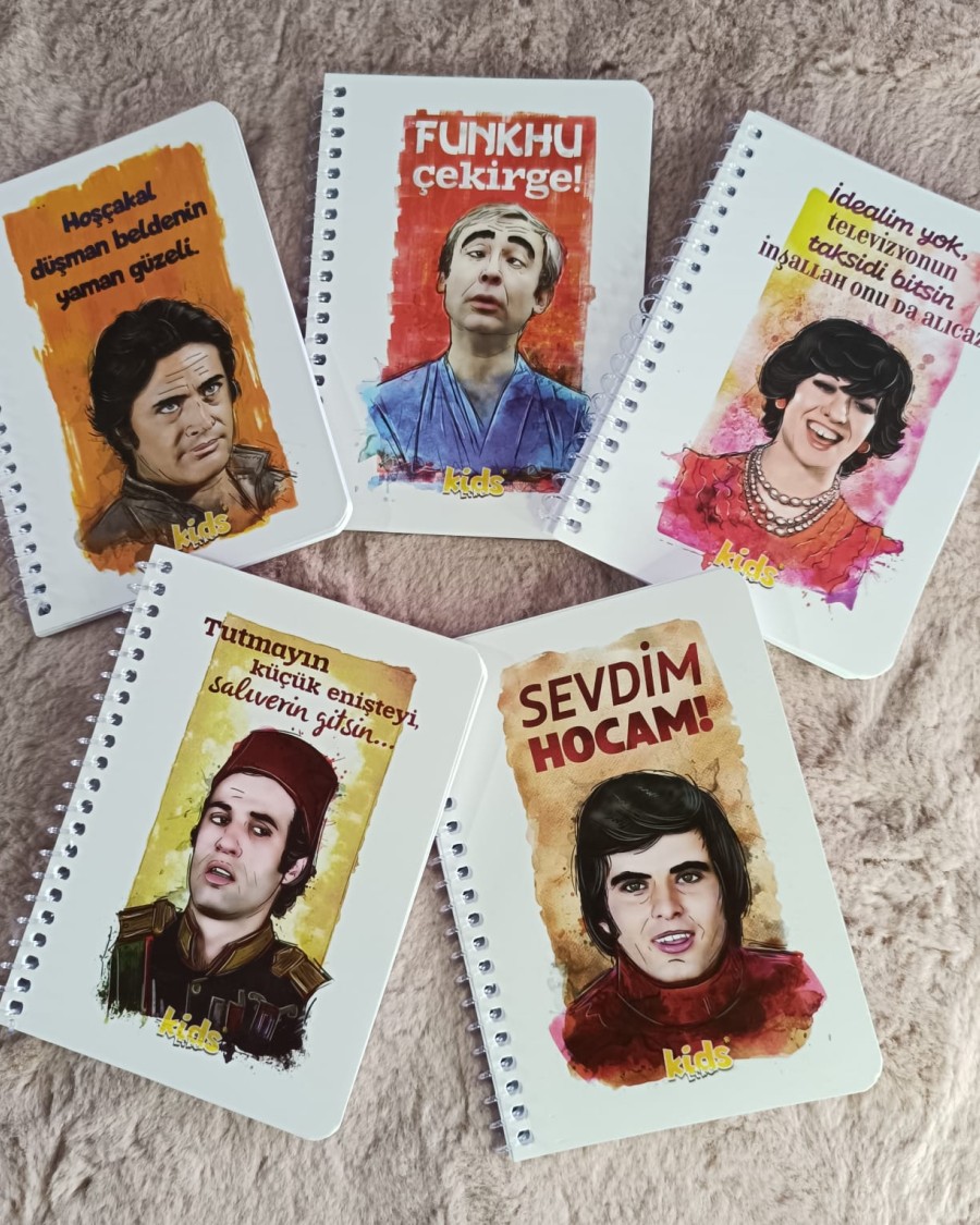 Yeşilçam Temalı Not Defteri