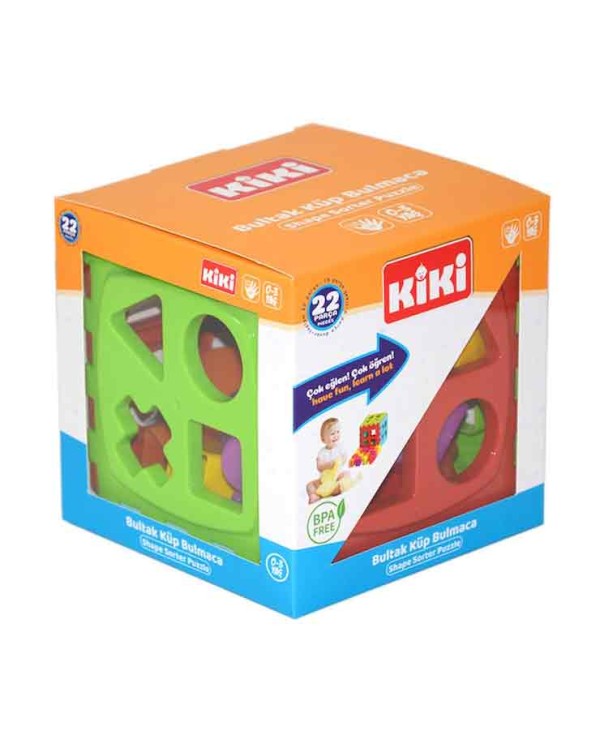 Kiki Bultak Geometrik Şekiller Eğitici Küp