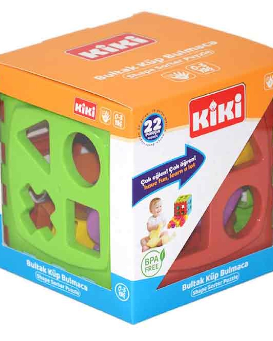 Kiki Bultak Geometrik Şekiller Eğitici Küp