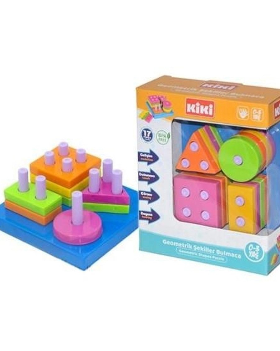 Kiki Eğlenceli Bultak Geometrik Şekiller Oyuncak Kiki Eğlenceli Bultak Geometrik Şekiller Oyuncak